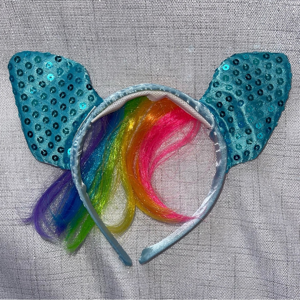 My Little Pony MLP Rainbow Dash Costume Dress w/ Matching Headband, 2T - Picture 11 of 11